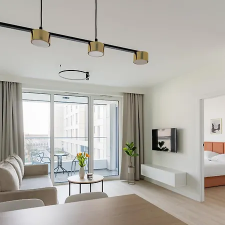 アパート 5 Min Do Skweru! Baltic Sands Premium - Free Parking グディニャ