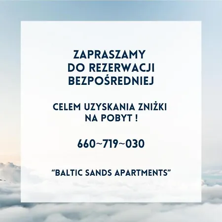 Apartment 5 Min Do Skweru! Baltic Sands Premium - Free Parking *